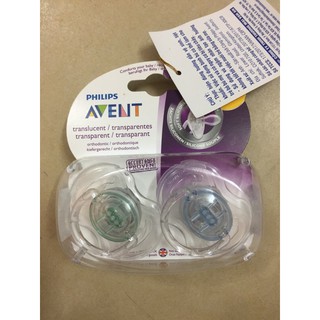 TY NGẬM AVENT TRONG SUỐT CHO BÉ TỪ 0-6 THÁNG SCF170/18