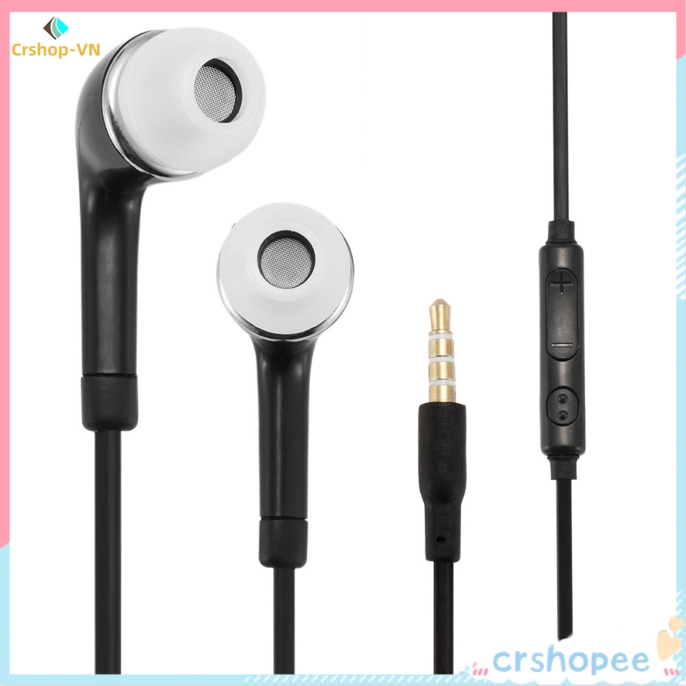 Tai Nghe Nhét Tai Màu Trắng Có Dây Kèm Mic Cho Người Mới Sử Dụng | BigBuy360 - bigbuy360.vn