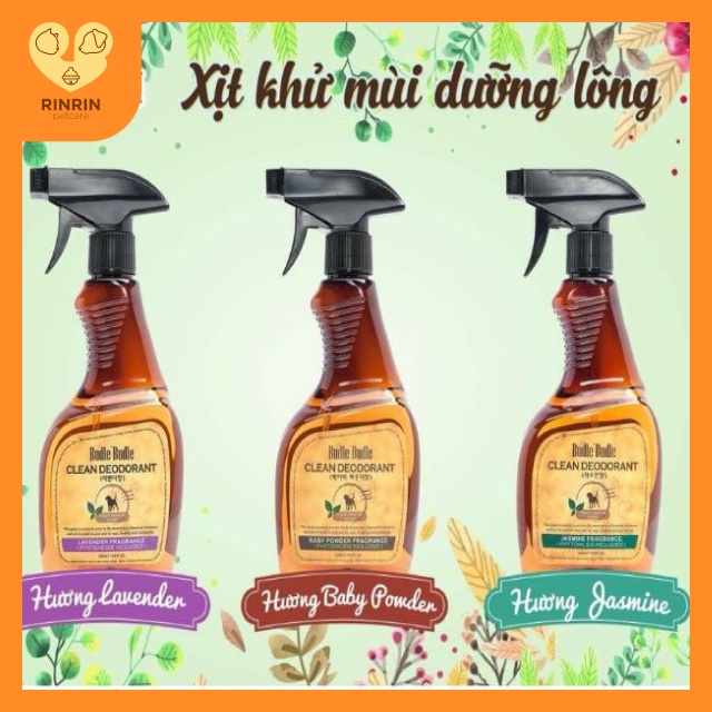 Xịt khử mùi dưỡng lông