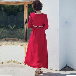 (ORDER) Đầm họa tiết thổ cẩm