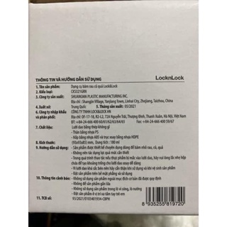 [LOCK&LOCK] DỤNG CỤ BĂM RAU CỦ QUẢ - CKS321 GRN