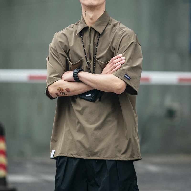 Áo Polo Form Rộng Nam tay ngắn cổ polo dáng rộng | BigBuy360 - bigbuy360.vn