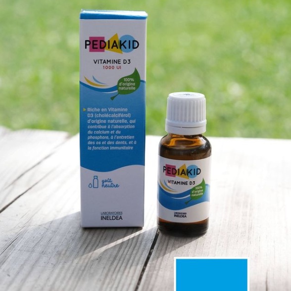 Pediakid Vitamin D3 _ Hỗ trợ hấp thu Canxi giúp phát triển chiều cao, hết vặn mình quấy khóc ở trẻ sơ sinh