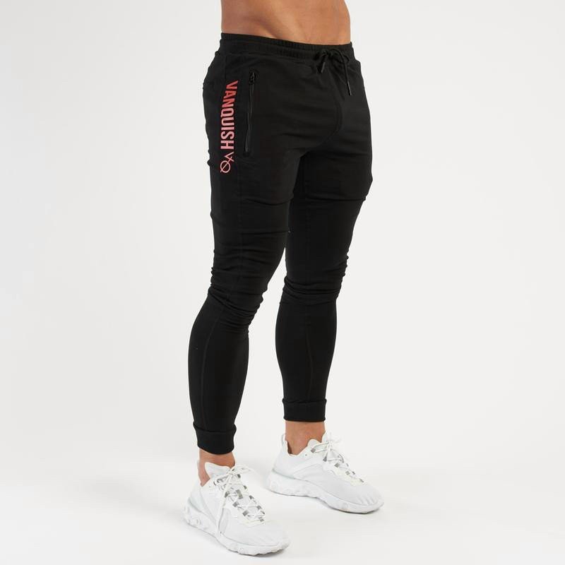 QUẦN DÀI VANQUISH MỚI QUẦN GYM NAM JOGGER ĐÌNH ĐÁM BODY CHUẨN MẪU MỚI THUN POLLY CO GIẢN