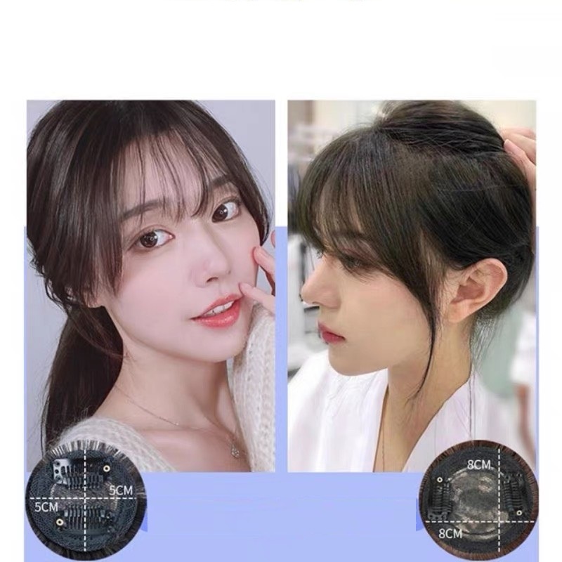 Tóc giả mái 3d chất liệu tơ như tóc thật