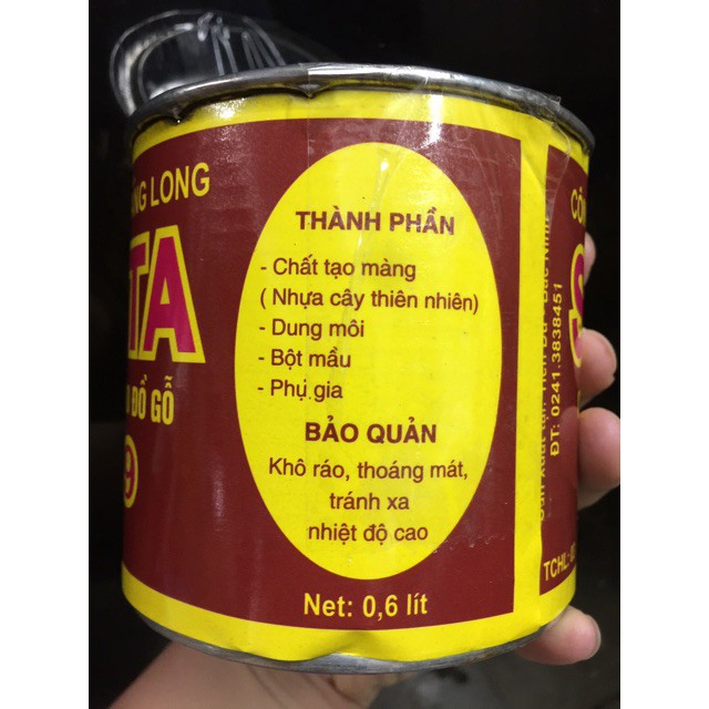 Sơn ta sơn gỗ màu cánh gián dùng cho đồ gỗ