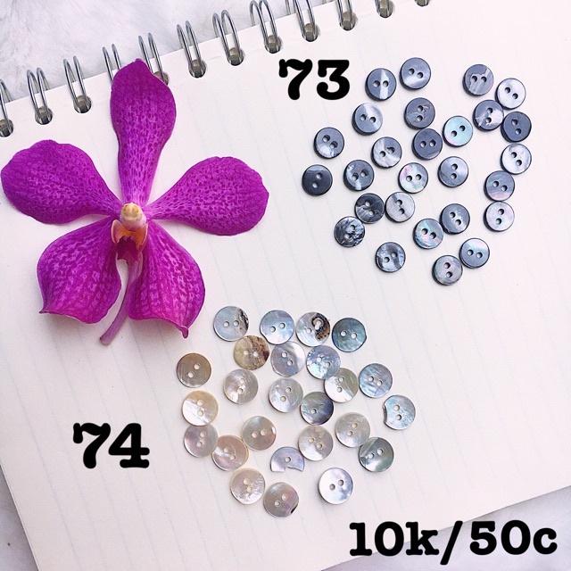 NÚT XÀ CỪ NHỎ - NÚT ÁO - Túi 50c