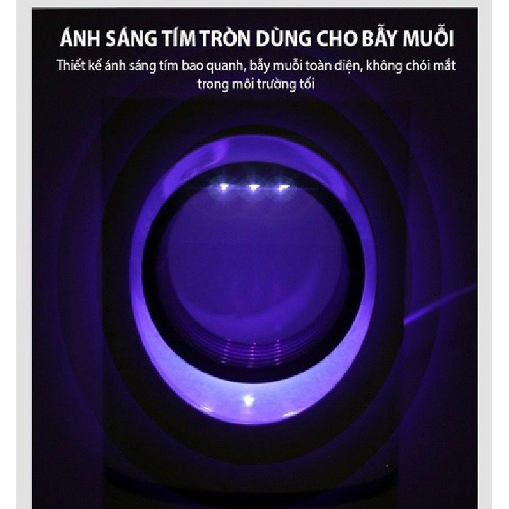 Đèn Bắt Muỗi Thông Minh Thu Hút Côn Trùng Bằng Tia UV