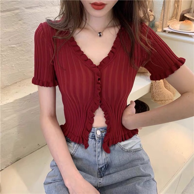 Áo crotop Jennie Blackpink (8 màu) | BigBuy360 - bigbuy360.vn