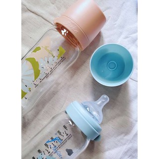 Bình Sữa Thủy Tinh Farlin Cổ rộng 240ml