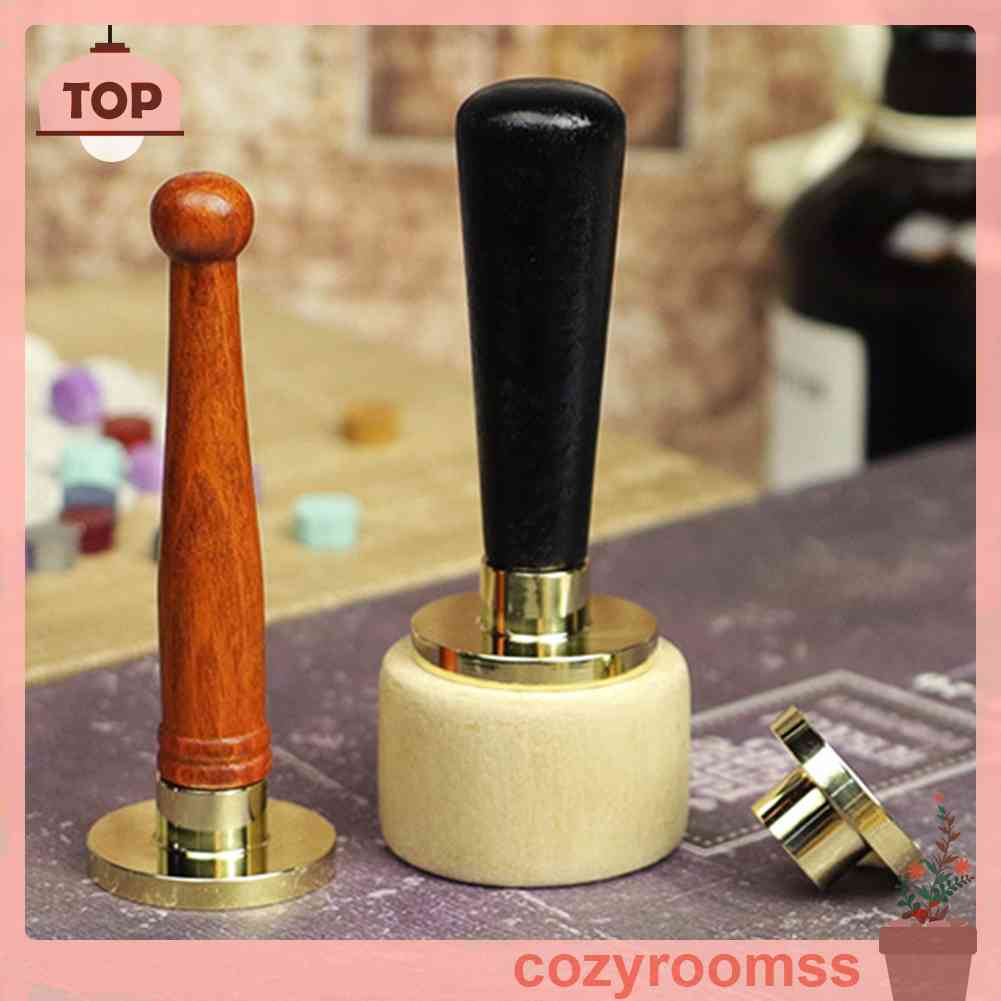 Con Dấu Tay Cầm Gỗ Khắc Hình Hoa Hồng Kiểu Cổ Điển