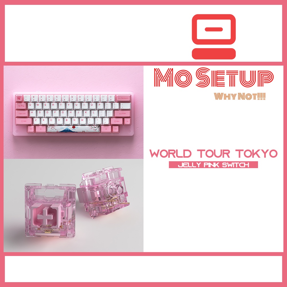AKKO_ACR59_Kit bàn phím cơ Custom đẩy đủ switch và keycap- mạch Hotswap 3-5PIN