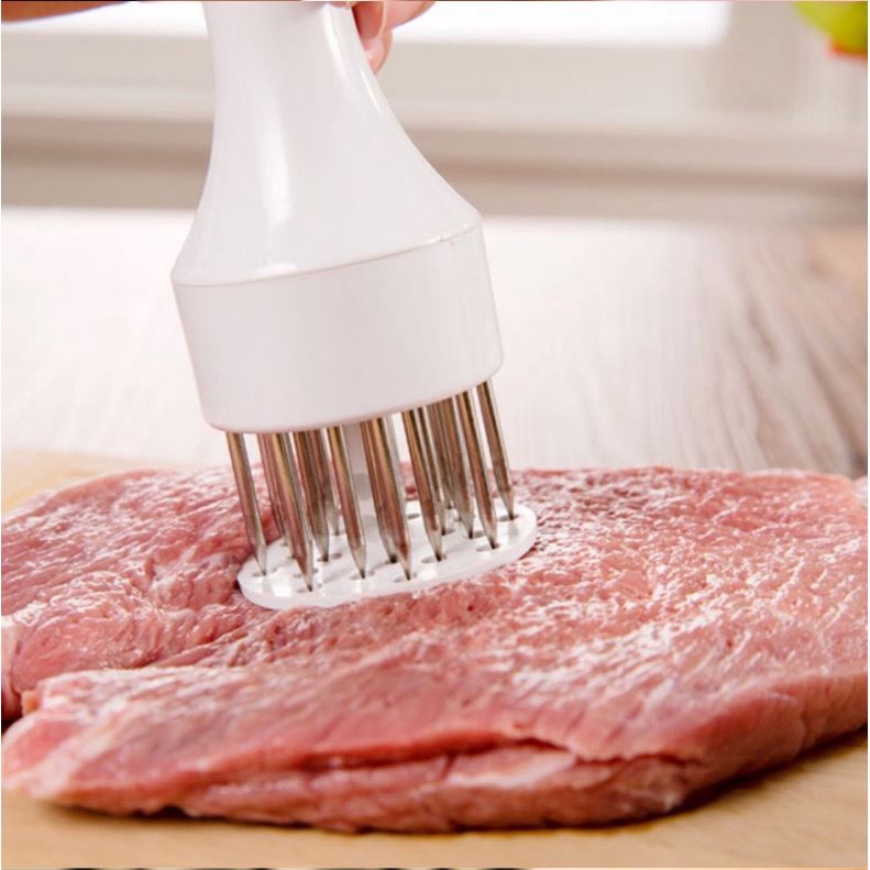 Dụng cụ châm bì, xăm bì, cây châm thịt, xâm thịt, xăm thịt, làm mềm thịt, làm heo quay da giòn