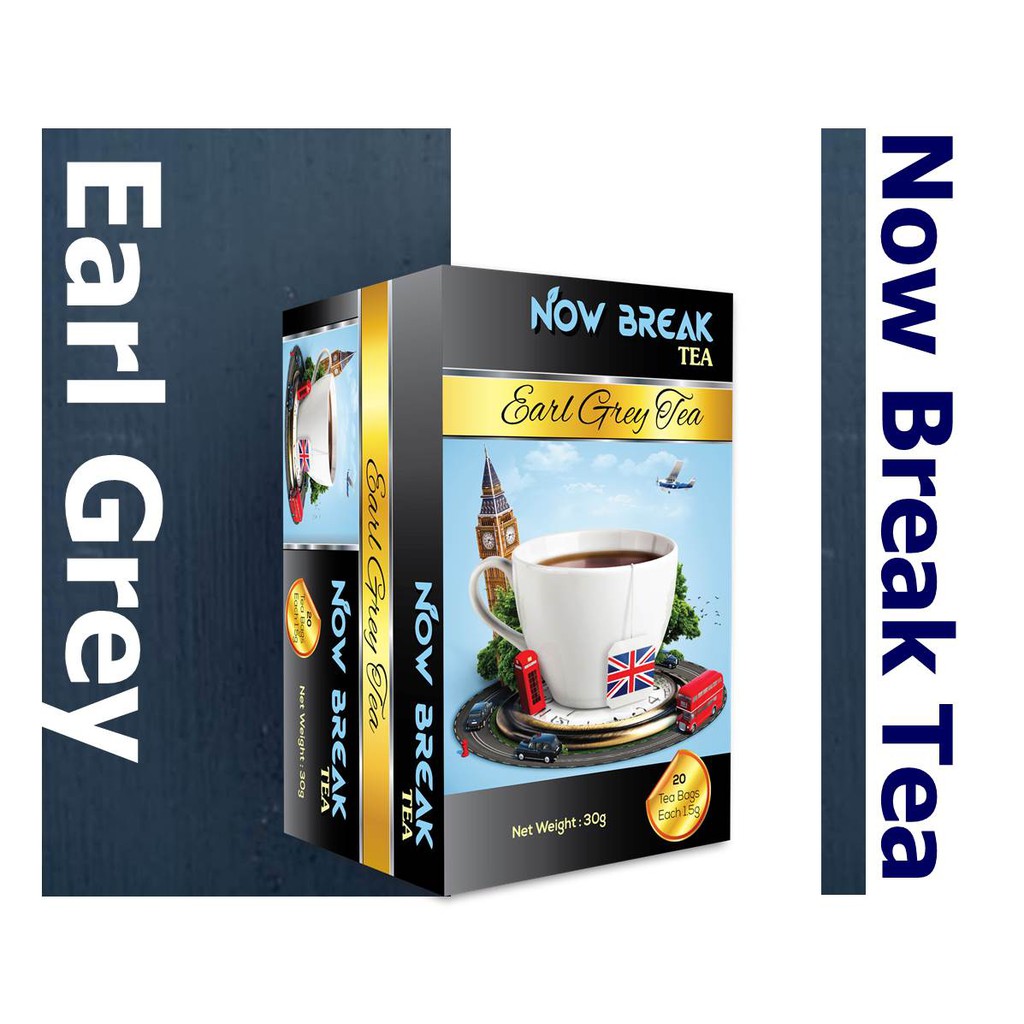 Trà Bá Tước Now Break Tea - Combo 2 hộp (kiểu trà Cozy, Lipton, Ahmad, Dilmah, Olong, Atiso, Nestea, quà Tết, giảm cân)