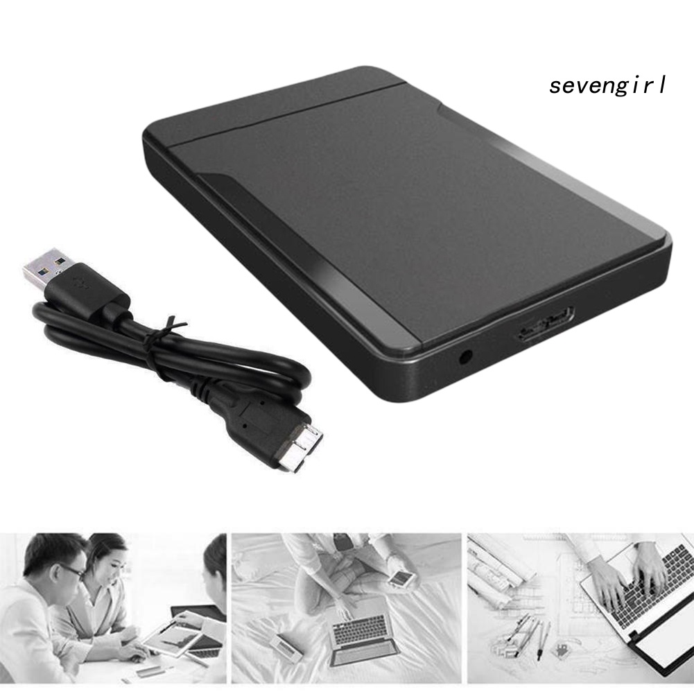 Hộp Đựng Ổ Cứng Ngoài Sev-Usb3.0 / 2.0 2.5inch Sata Ssd Cho Laptop | BigBuy360 - bigbuy360.vn