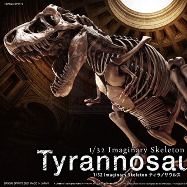 Mô hình lắp ráp khoa học Imaginary bộ xương khủng long Tyrannosaurus Tỉ lệ 1/35 Chính hãng Bandai - Nhật Bản