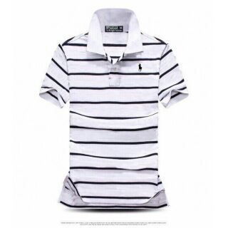 Áo thun nam polo sọc nhí cực đẹp