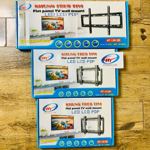 Giá treo tivi, Khung treo TV 42″-60″ Cố định Led bản HT