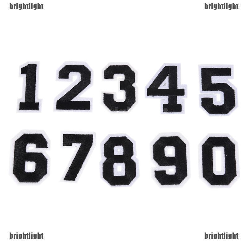 Bộ 10 Quần Áo Sắt Có Số 0-9