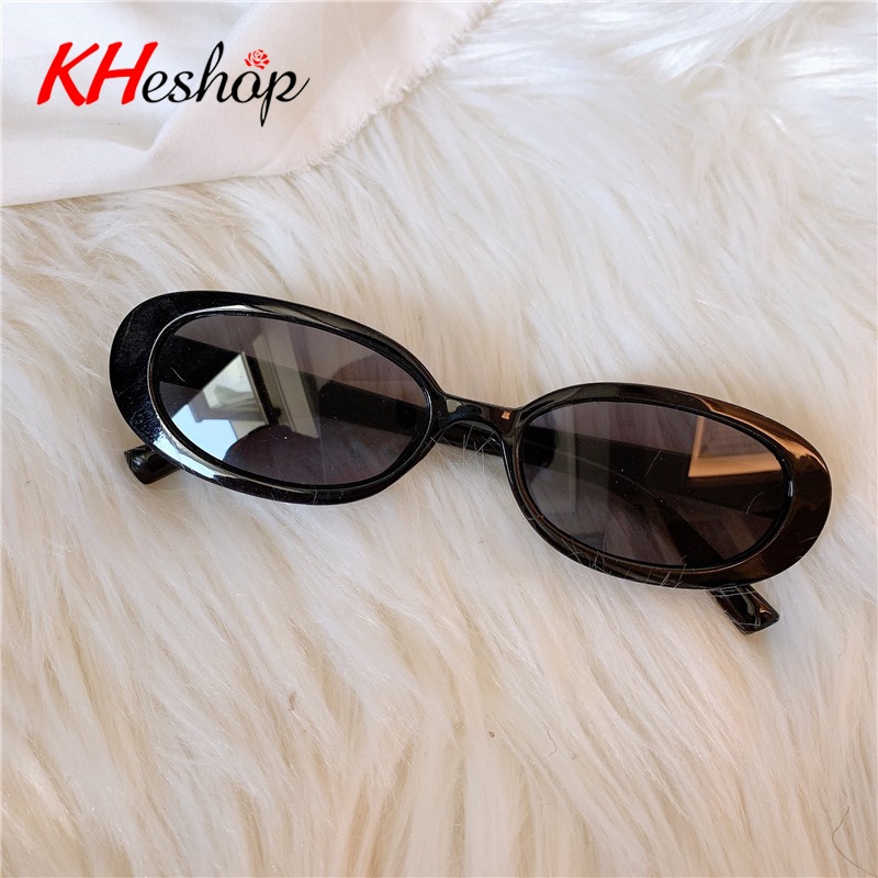 [Kính râm Nam Nữ HOT] Form nhỏ bầu dục, Ngôi sao thời trang 5 màu nổi bật mã Y1811
