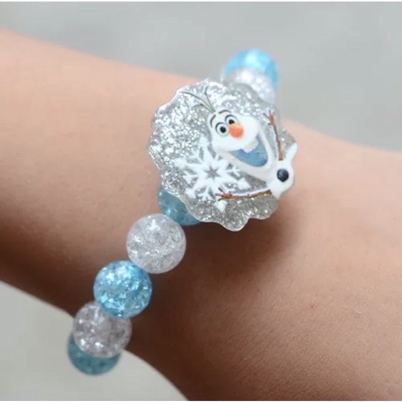 Vòng đeo tay trẻ em hình công chúa Disney Elsa dễ thương cho bé gái