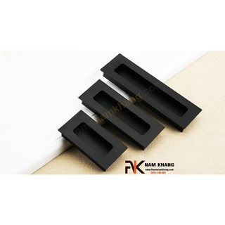 Tay nắm âm màu đen mờ NK093-D (giá 1 cái)