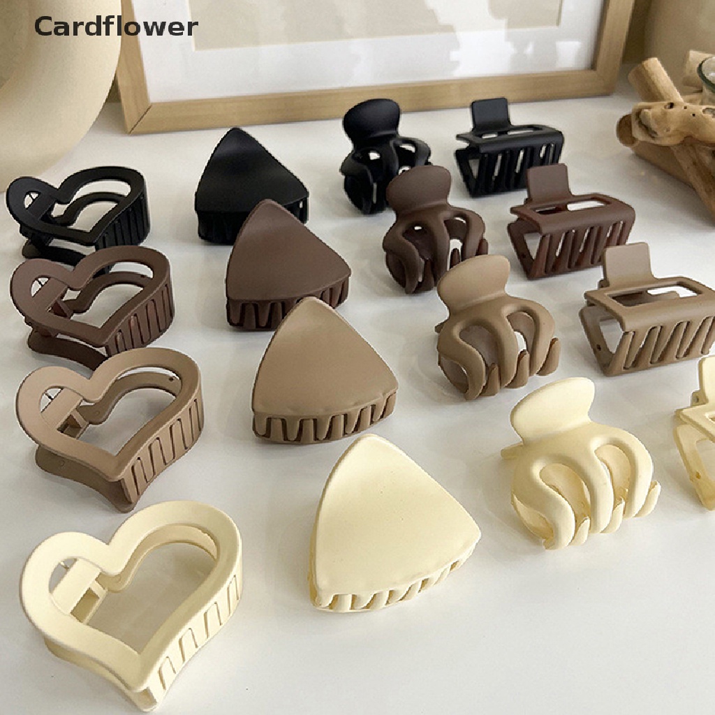 Kẹp Tóc Móng Vuốt Màu Trơn Ngọt Ngào Cho Nữ