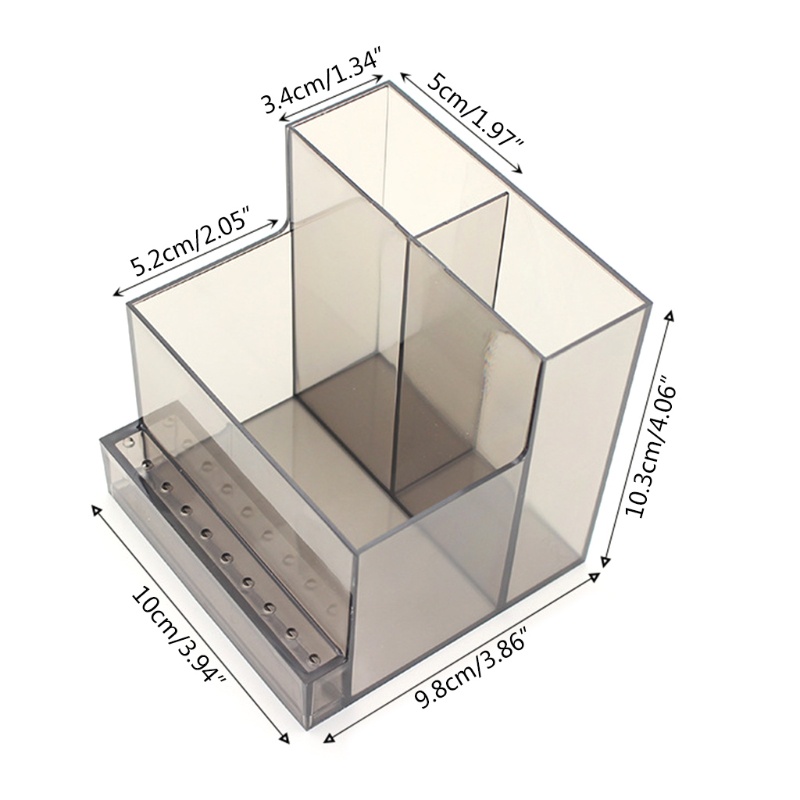 Hộp Đựng Dụng Cụ Làm Móng Nghệ Thuật Trong Suốt