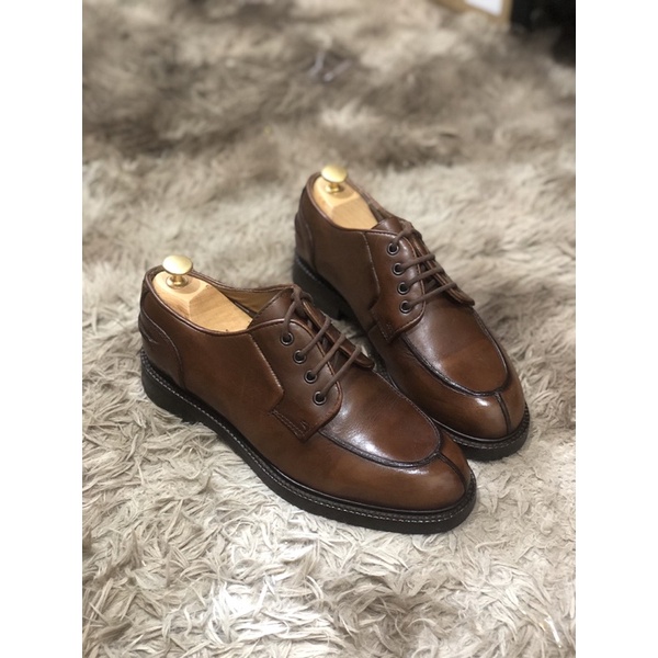 [TonaShoe] [Giày 2hand] [Size 40.5] Giày Tây Kiểu Dáng Sang Trọng Màu Nâu Đế Đúc Cao Cấp