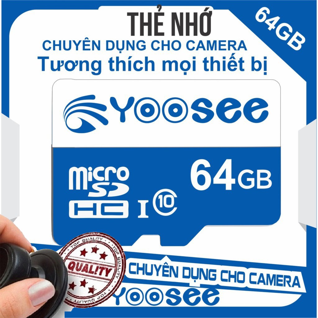 Thẻ nhớ Micro SD dùng cho camera wifi YOOSEE/ ONVIZ PRO 32G/64G