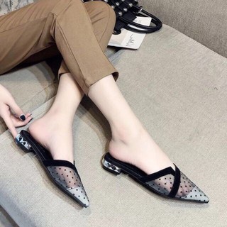 Dép Sục Lưới Chấm Bi hàng QC còn 35( sale 30k)
