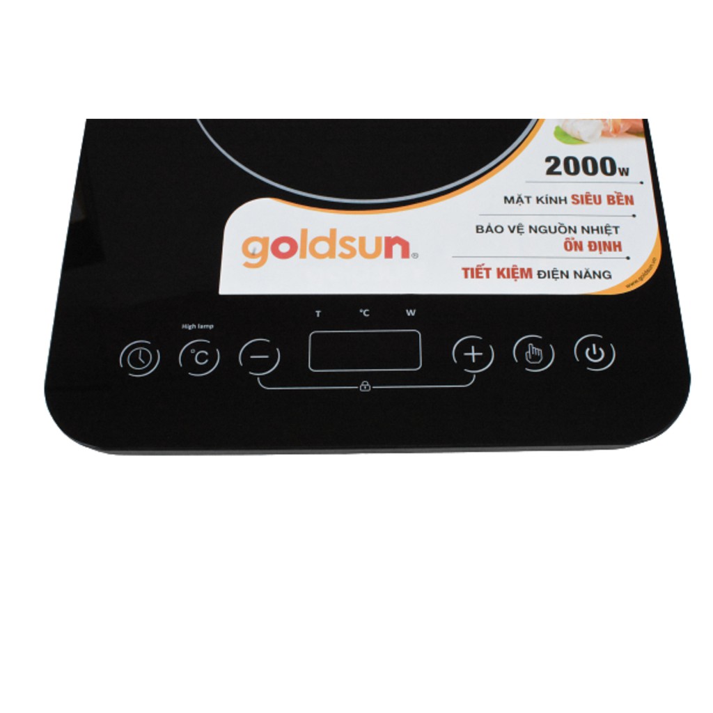 [Mã ELTECHZONE giảm 5% đơn 500K] Bếp điện từ đơn Goldsun GIC3240-D Bảo hành 12 tháng