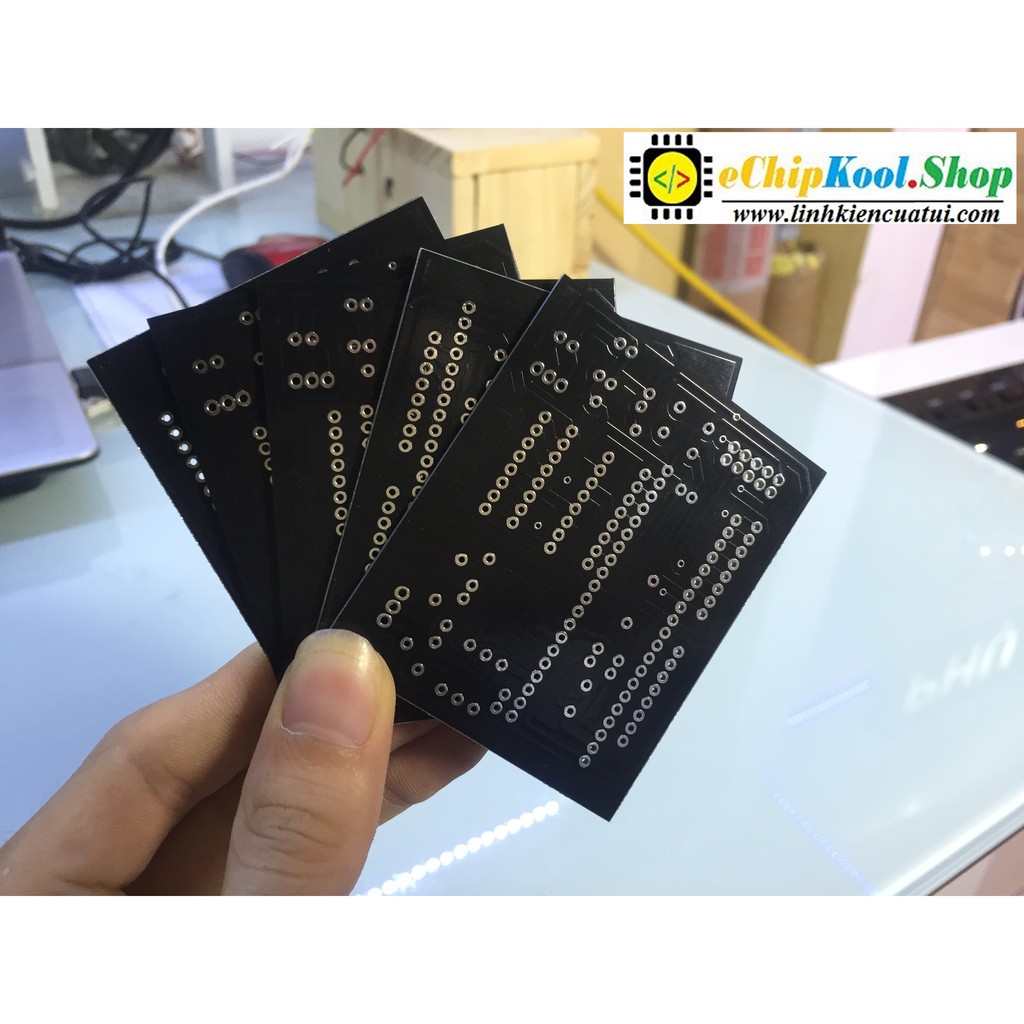 PCB mạch in trái tim 32 led RGB - 7 Màu đẹp