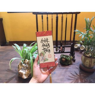Liễn thư pháp theo tên treo trang trí