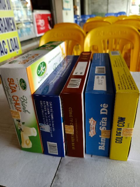 Combo 5 bánh sữa