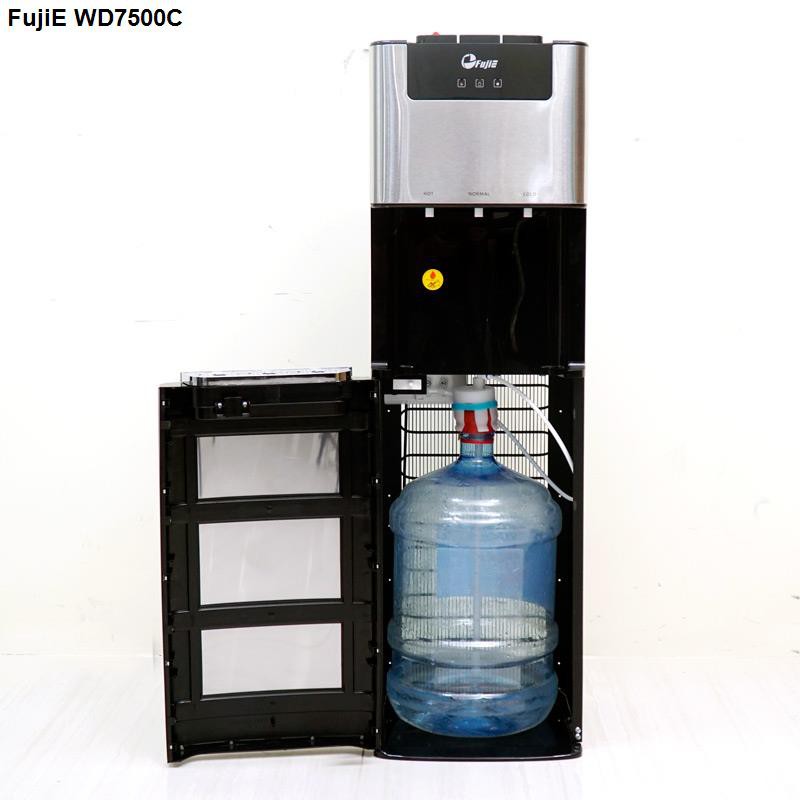 Cây nước nóng lạnh bình âm 3 vòi cao cấp nhập khẩu FujiE, tự động ngắt tiết kiệm điện dùng bình nước lọc âm tiện dụng