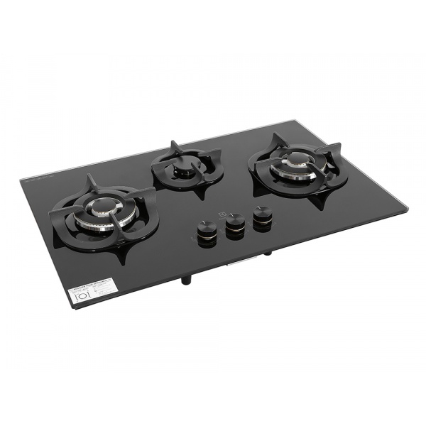 Bếp ga âm Electrolux EHG8321BC 3 lò-Chính hãng trưng bày đẹp 98-99%+Tặng dây gas-bếp tốt tiết kiệm gas
