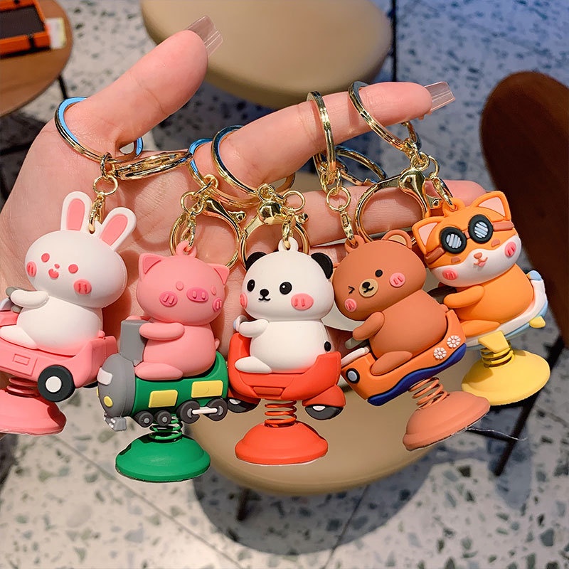 Đồ Chơi Lắc Đầu Hình Gấu Lắc Đầu Dễ Thương Sáng Tạo Trang Trí Nội Thất Xe Hơi