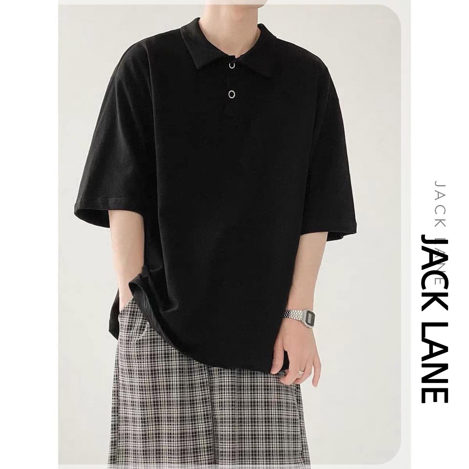 Áo Polo Oversize Dazi, Áo polo cộc tay Unisex, Local Brand JACK LĂNE