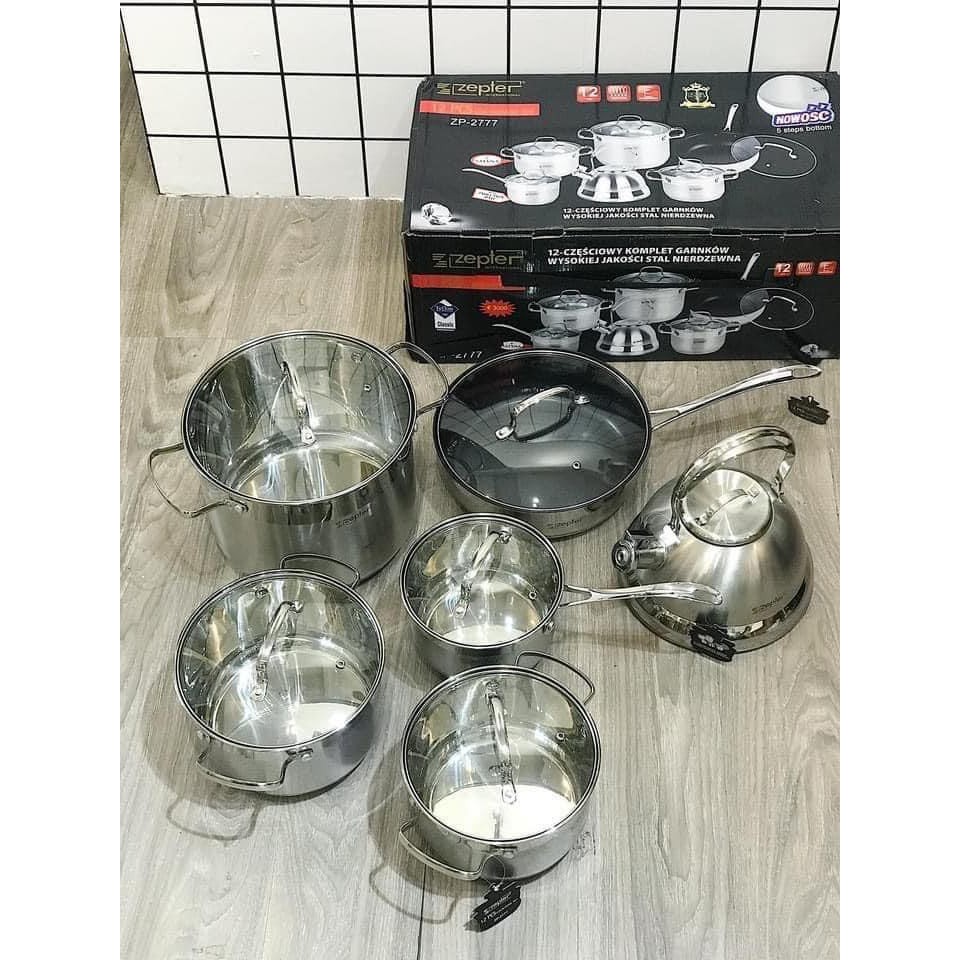 Bộ Nồi Zepter - 6 Món - Thương hiệu Châu Âu