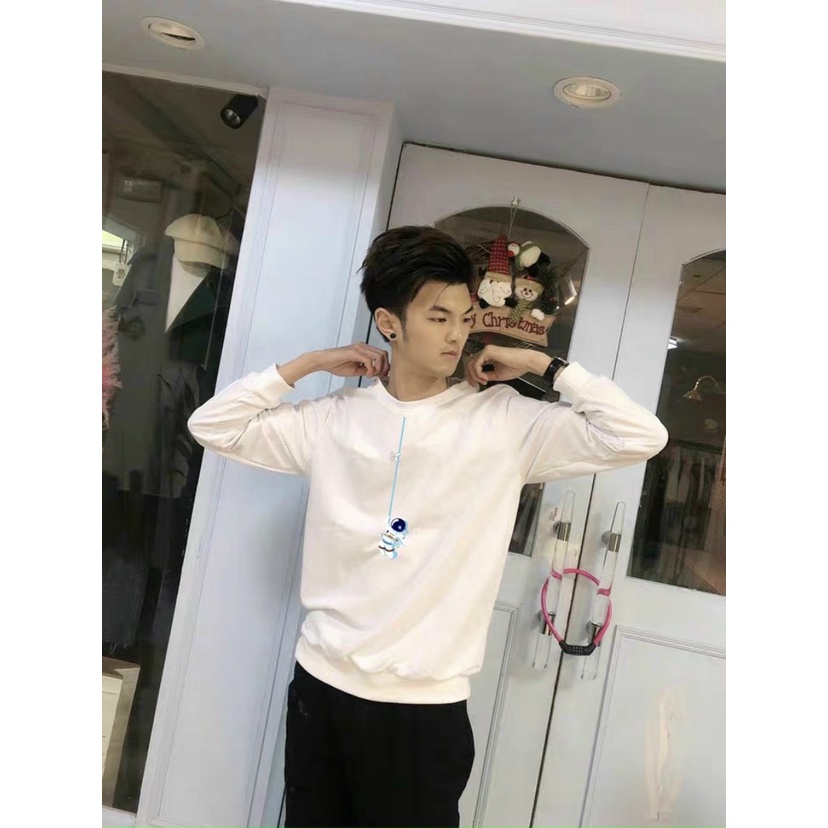 ÁO SWEATER NỈ UNISEX IN PHI HÀNH GIA ĐU DÂY CỰC ĐẸP NHIỀU MÀU