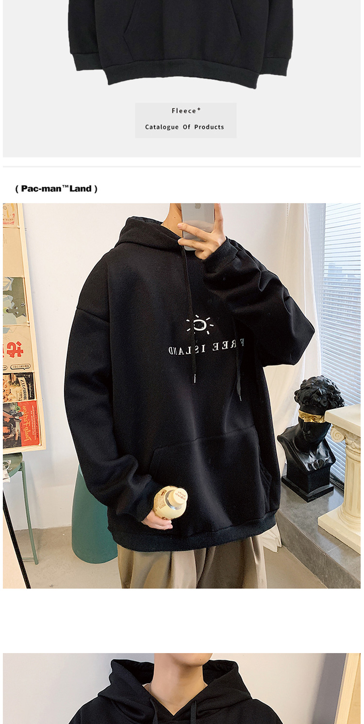 Áo hoodie dáng rộng thời trang nam năng động trẻ trung | BigBuy360 - bigbuy360.vn