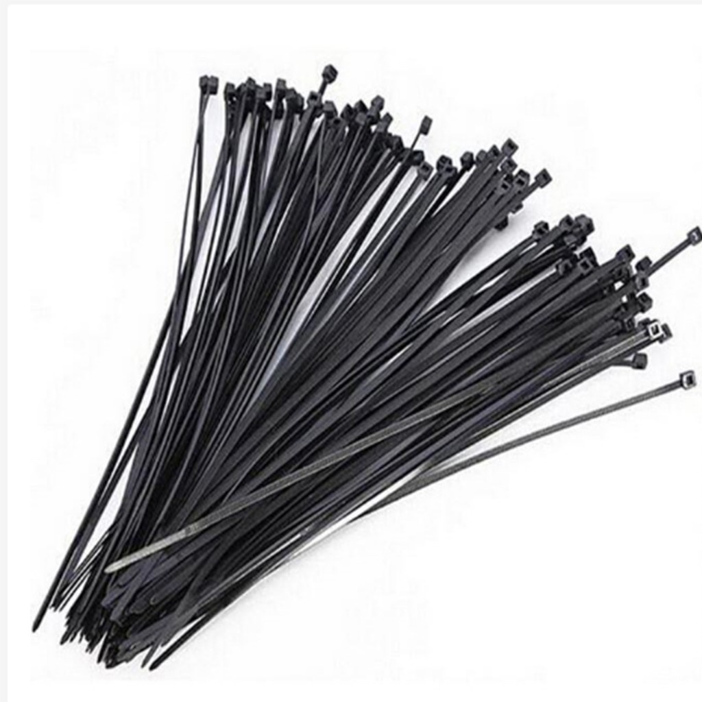 Túi 100 Dây Thít, Dây Rút nhiều kích thước Trắng và Đen 88125 SHOP HOÀNG XUÂN