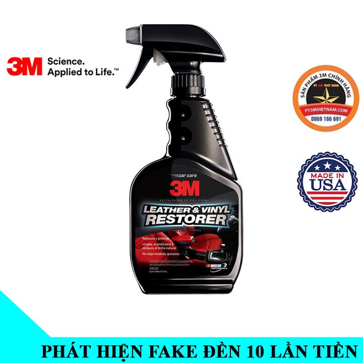 Chai xịt chăm sóc da , nội thất ô tô 3M 39040