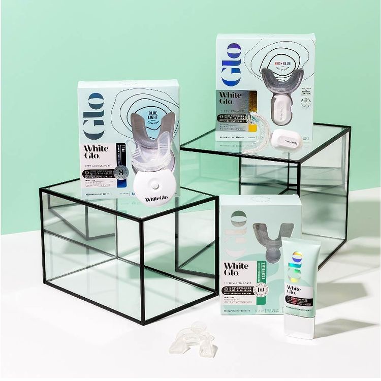 Máy làm trắng răng bằng ánh sáng xanh [CHÍNH HÃNG] White Glo Plus Whitening Kit [Mẫu Mới]