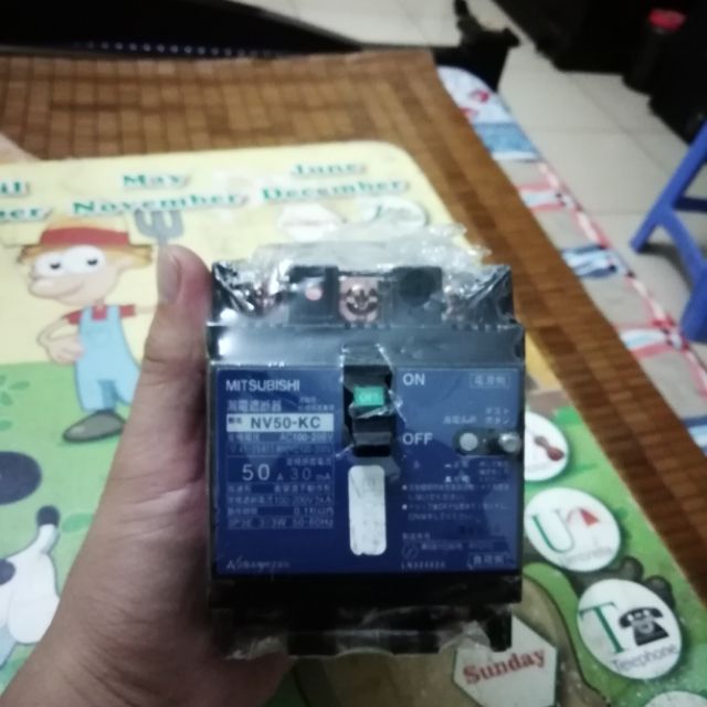 Aptomat chống giật Nhật bãi loại 30A và 50A