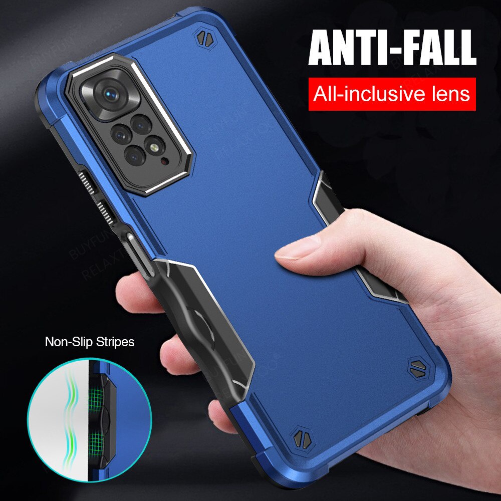 For Xiaomi Redmi Note 11 Pro Case Military Grade Hard Armor Cover RedmiNote11 11S 11Pro Plus Camera Shockproof TPU Frame Fundas