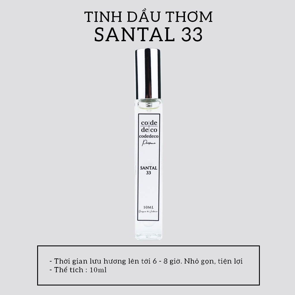 Tinh dầu thơm Code Deco Santal 33 10ml