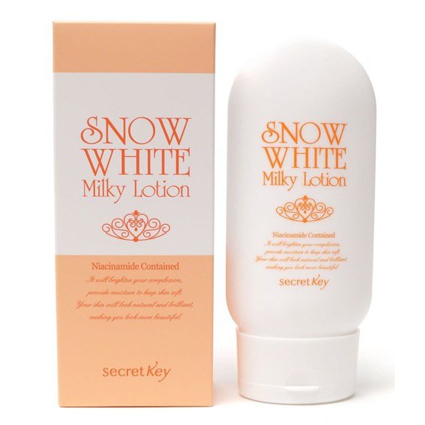 Sữa dưỡng thể dưỡng trắng SECRET KEY Snow White Milky Lotion 120g