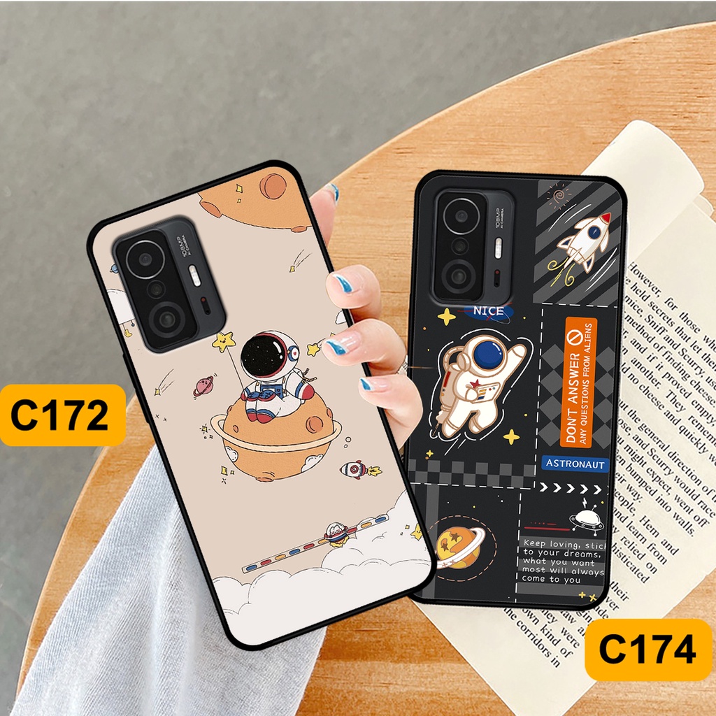 Ốp Xiaomi Mi 11T - Mi 11T Pro in hình astronaut, phi hành gia vũ trụ hottrend, độc đáo, cá tính.
